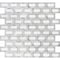 Msi Bianco Dolomite Lynx SAMPLE Polished Marble Mesh-Mounted Mosaic Tile ZOR-MD-0245-SAM - alternate 5